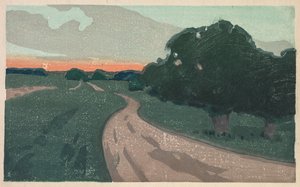 Die lange Straße oder Argilla-Straße, ca. 1898 von Arthur Wesley Dow
