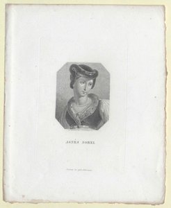 Agnes Sorel (Druck) von Artist Unknown