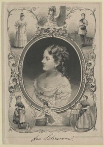 Anna Schramm (Druck) von Artist Unknown