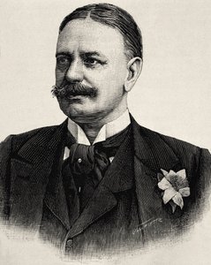 Bülow, Bernhard von (1849-1929). Kanzler des Römischen Reiches (1900-1909). Radierung von Artist Unknown