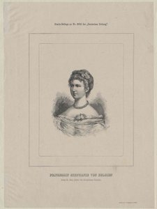 Kronprinzessin von Österreich Stephanie (Druck) von Artist Unknown