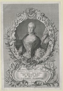 Kaiserin von Russland Katharina II von Artist Unknown