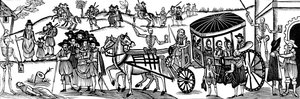 Exodus aus den Städten während der Pest