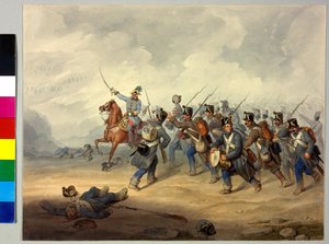 FML Franz Heinrich Graf Schlik in der Schlacht