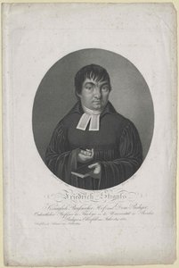 Friedrich Strauss (Druck) von Artist Unknown