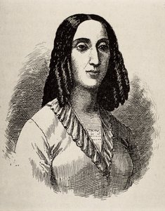 GORRITI, Juana Manuela (1818-1892). Argentinische Schriftstellerin. Gravur.