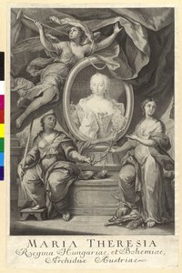 Heilige Römische Kaiserin Maria Theresia von Artist Unknown