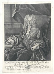 Johann Friedrich Baron Bachoff von Lebhaft von Artist Unknown