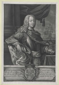 König von Dänemark Christian VI von Artist Unknown