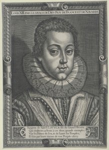König von Frankreich Ludwig XIII. von Artist Unknown