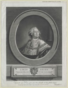 König von Frankreich Ludwig XVI. von Artist Unknown