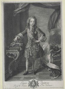 König von Frankreich Ludwig XV von Artist Unknown