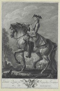 König von Frankreich Ludwig XV von Artist Unknown