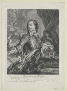 König von Frankreich Ludwig XV. von Artist Unknown