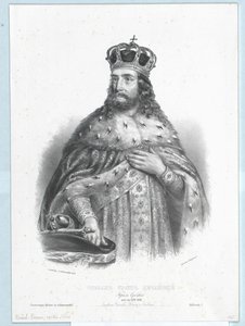 König von Serbien Stefan Uroš II von Artist Unknown