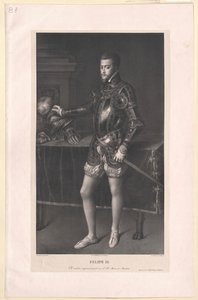 König von Spanien Philipp II von Artist Unknown
