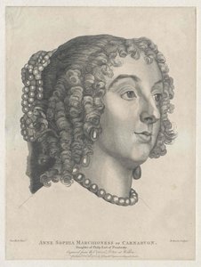 Lady Anna Sophia Herbert von Artist Unknown