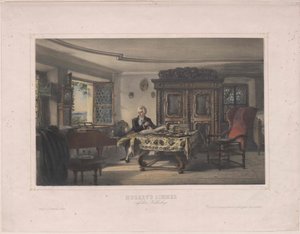 Mozart beim Komponieren von Artist Unknown