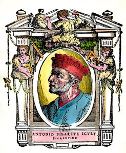 Porträt von Antonio Filarete, florentinischer Bildhauer von Artist Unknown