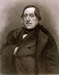Porträt von Gioachino Antonio Rossini (Radierung) von Artist Unknown