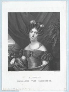 Prinzessin von Hessen-Kassel Auguste von Artist Unknown