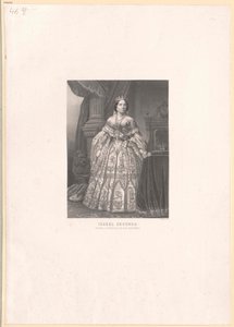 Königin von Spanien Isabella II. von Artist Unknown