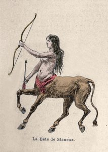 Darstellung der Bete von Staneux Illustration