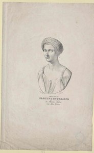 Römische Kaiserin Plotina von Artist Unknown