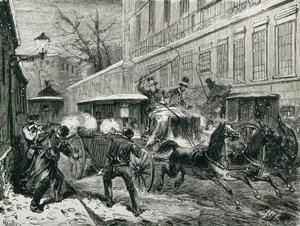 Spanien (1870). Ermordung von General Prim (Madrid, 27. Dezember) von Artist Unknown
