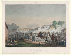 Der Kampf am Tabor am 6. Oktober 1848