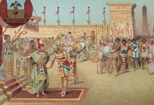 Triumphale Rückkehr von Radames, Kommandant der ägyptischen Armee, Akt II Szene 2 aus der Oper Aida von Giuseppe Verdi