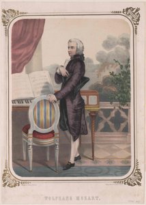 Wolfgang Amadeus Mozart von Artist Unknown