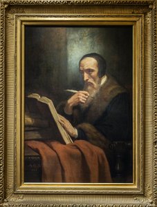 Porträt von John Calvin (Jean Cauvin), französischer Schriftsteller, Theologe und Pastor während der protestantischen Reformation (1509-1564) - Gemälde von Ary Scheffer (1795-1858). Musée de la Vie Romantique - Paris von Ary Scheffer
