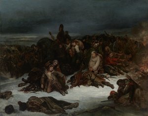 Der Rückzug der Napoleonischen Armee aus Russland 1812 von Ary Scheffer