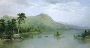 Black Mountain von den Hafeninseln, Lake George, New York