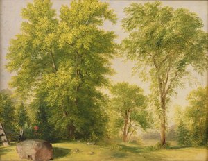 Studie aus der Natur, Hoboken, New Jersey, ca. 1834 von Asher Brown Durand