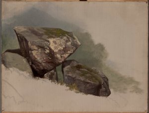 Studie eines Felsens