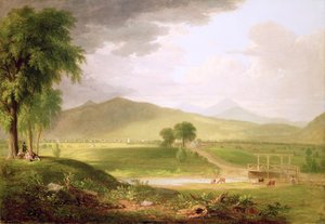 Ansicht von Rutland, Vermont, 1840