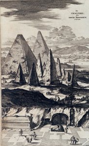 Pyramiden der Schwarzen Pharaonen - in „Sphynx mystagoga“ von Athanase Kircher von Athanasius Kircher