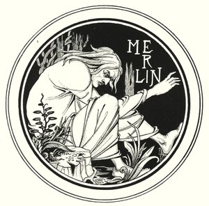 Merlin (Stich) von Aubrey (after) Beardsley
