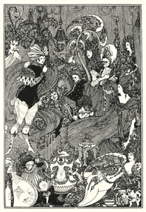 Die Höhle der Milz (Gravur) von Aubrey (after) Beardsley