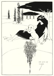 Der Kuss des Judas (Gravur) von Aubrey (after) Beardsley