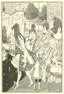 Der Raub der Locke von Aubrey (after) Beardsley