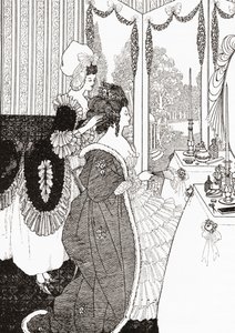 Die Toilette nach Aubrey Beardsley. Aus Illustrierte Sittengeschichte vom Mittelalter bis zur Gegenwart von Eduard Fuchs, veröffentlicht 1909. von Aubrey (after) Beardsley