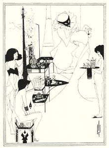 Die Toilette der Salome (Gravur) von Aubrey (after) Beardsley