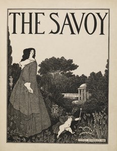 Umschlagdesign für Nr.1 von "The Savoy" aus einem Buch mit fünfzig Zeichnungen