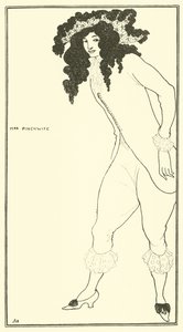 Mrs. Pinchwife von Aubrey Beardsley