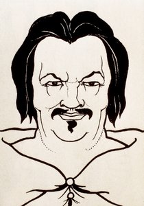 Porträt von Honoré de Balzac von Aubrey Beardsley
