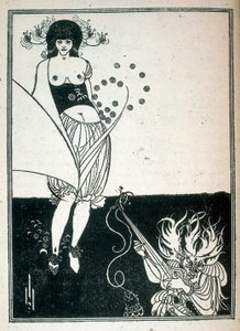 Salome, Illustration des Theaterstücks von Oscar Wilde von Aubrey Beardsley
