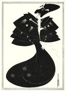 Der schwarze Umhang von Aubrey Beardsley
